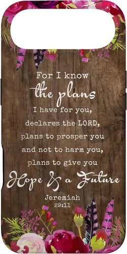 Vista 27 de for I Know The Plans I Have for You - Funda cristiana para iPhone 17 de Jeremías 29:11