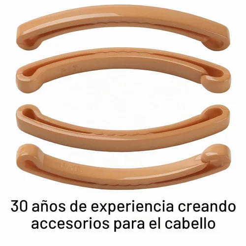 Vista 3 de Juego de pinzas para el cabello, accesorios de estilo cúpula