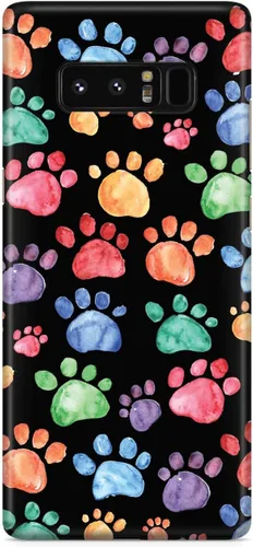 Vista 19 de Inspired Cases - Funda con textura 3D para iPhone Xs Max - Funda protectora de goma para Apple iPhone Xs Max - Estampado de huellas de acuarela