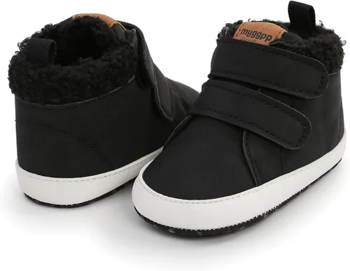 Vista 4 de Zapatos deportivos para bebés, niños y niñas, botas de nieve para bebés, suela antideslizante, para recién nacidos, para primeros pasos, zapatos