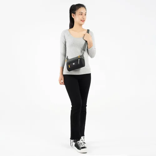 Vista 25 de Sherpani Skye - Bolso cruzado pequeño, de nailon, ligero, para mujer, con protección RFID