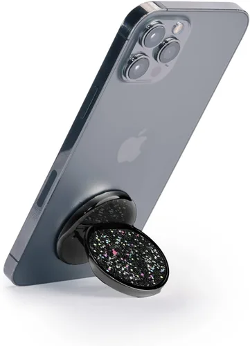 Vista 3 de HANDL New York: Black Pearl - Colección Handl O Sparkl - Agarre y soporte para teléfono inteligente