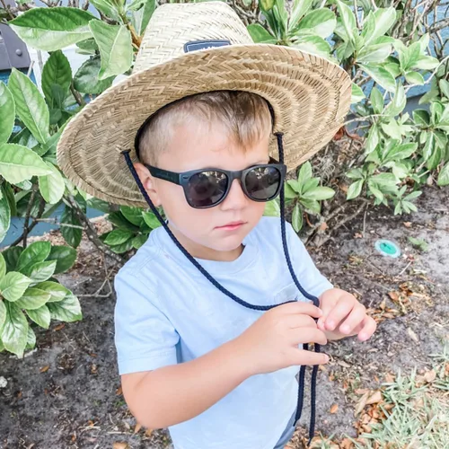 Vista 5 de ROSHAMBO - Lentes de sol irrompibles para niños y niñas de 2 a 4 años con correa sin bisfenol A, lentes polarizados, ensamblados en Estados Unidos