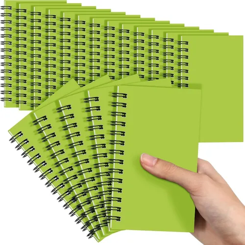 Vista 26 de Jutom 2 cuadernos pequeños en espiral, blocs de notas de 3 x 5 pulgadas, cuadernos de bolsillo pequeños a granel, mini bloc de notas con páginas