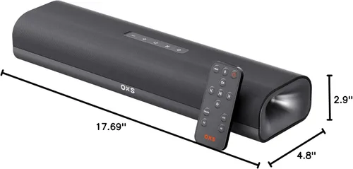 Vista 7 de OXS Thunder Lite - Barra de sonido para juegos de PC, barras de sonido para TV con sonido envolvente virtual, 2 controladores de rango completo