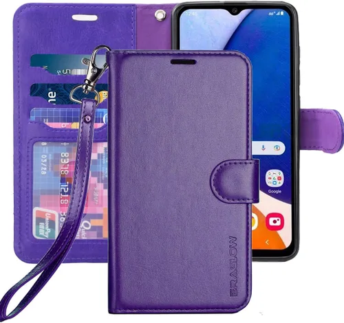 Vista 7 de Para Samsung Galaxy A14 5G Caso, Galaxy A14 Wallet Case Flip Phone Cover [Función De Soporte] [Ranuras Para Tarjetas] Bolsillo Para Galaxy A14 5G