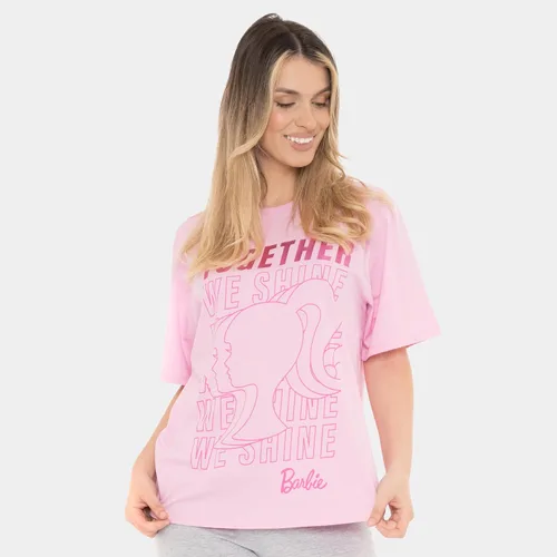 Vista 2 de Barbie Camiseta de algodón para mujer Ropa de verano para mujer Producto