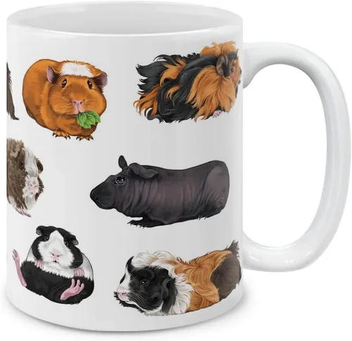 Vista 15 de MUGBREW Taza de café de cerámica con posturas divertidas de pastor australiano, 11 onzas Pastor australiano Posturas divertidas y juguetonas