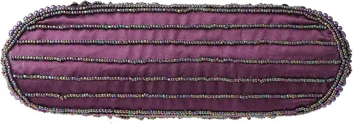 Vista 5 de DA BODAN Bolso de noche para mujer estilo vintage con cuentas y lentejuelas y perlas bolso de hombro para boda novia fiesta de graduación