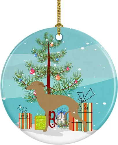Vista 51 de Caroline's Treasures Cavalier King Charles Spaniel - Adorno de cerámica para árbol de Navidad, decoración colgante para el hogar, Navidad, fiestas