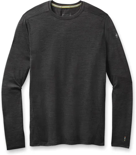 Vista 8 de SmartWool Capa Base de Merino Clásica para Hombre de Manga Larga para Todas las Estaciones Negro