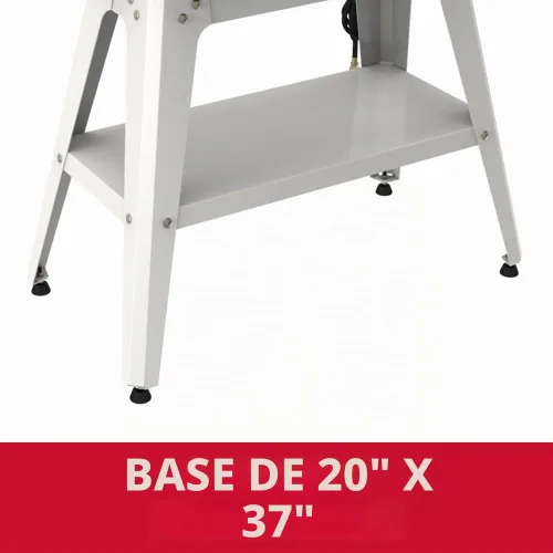 Vista 14 de JET - Lijadora de tambor de 16 pulgadas con soporte, control