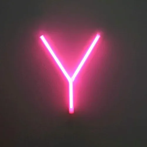 Vista 19 de Letrero de neón, letras de neón, letras del alfabeto de neón iluminadas, letras con luces LED, letras de marquesina iluminadas, batería, USB, rosa