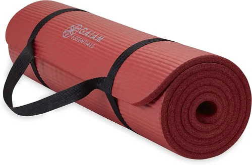 Vista 23 de Gaiam Tapete de yoga grueso, esterilla de ejercicio y fitness con correa de Balsam