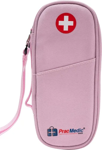 Vista 10 de PracMedic Bags Epipen - Estuche de transporte aislado para bolígrafos Epipens, Auvi-Q, inhalador, medicamentos para alergias y suministro de Negro