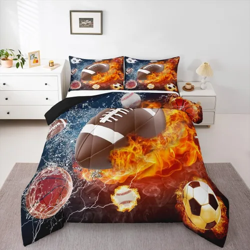 Vista 64 de Erosebridal Edredón de Gatos Lindos para Niños con Líneas de Arcoíris Neón, Juego de Ropa de Cama Individual para Niñas, Niños y Adolescentes, Gatos