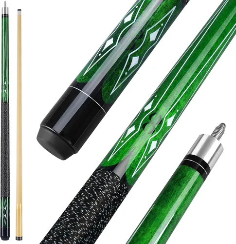 Vista 10 de Pool Cue, 58 inch Maple Billiard Pool Cue Sticks for Adults with 13mm Tip, 18 19 20 21oz Professional Pool Sticks with Anti-Slip Thread Wrapping for