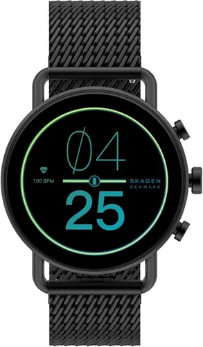 Vista 2 de Skagen Reloj inteligente con pantalla táctil Gen 6 con Alexa integrado, altavoz, frecuencia cardíaca, oxígeno en sangre, GPS, pagos sin contacto