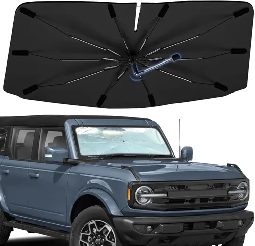 Vista 22 de Sombrilla Parasol para Parabrisas para Mazda 3 2014-2026, Parasol Plegable para Coche para Ventana Delantera, Visera Protectora Solar Altamente