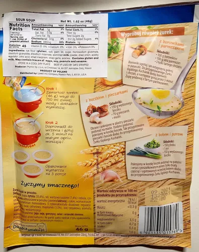 Vista 2 de Kucharek Zurek Slaski 1.62 oz (paquete de 5)