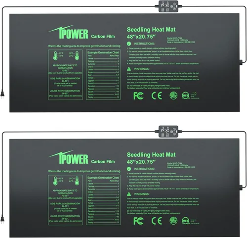 Vista 20 de iPower Alfombrilla térmica duradera e impermeable para plántulas, almohadilla hidropónica cálida para un inicio eficiente de semillas, uso