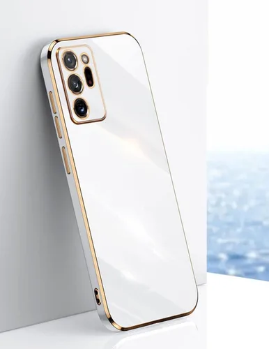 Vista 2 de Funda compatible con Galaxy Note 20 Ultra, protección completa de lente de cámara y galvanoplastia a prueba de golpes, TPU para Samsung Galaxy Note