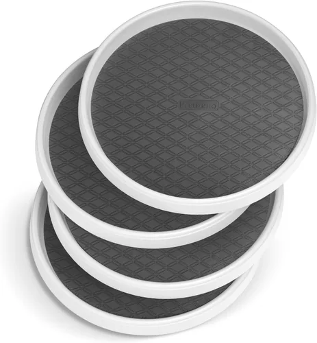 Vista 10 de Lazy Susan - Organizadores para almacenamiento de cocina, 2 juegos de tocadiscos para gabinete, despensa, encimera de organización de despensa