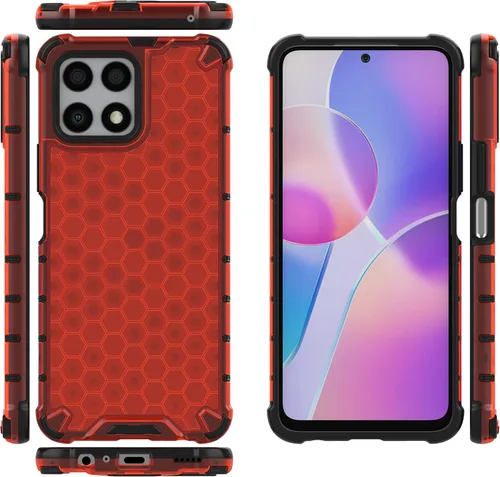 Vista 149 de Pzwoxukhov Funda compatible con Huawei Nova 3i, compatible con Huawei P Smart+ 2018 Honeycomb Anti-Drop Shock-Absorbing Case Negro