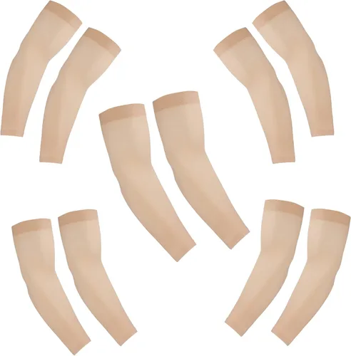 Vista 11 de KUHNMARVIN 2 Pares de Mangas de Brazo de Compresión con Protección UV Refrescantes Mangas de Sol Cobertura de Tatuajes Mangas de Brazo