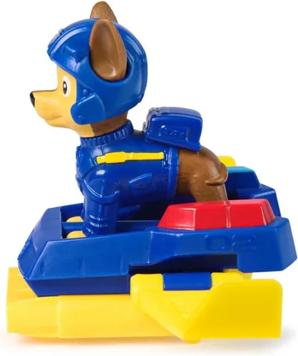 Vista 4 de Paw Patrol: Chase Action Pups series figurine and flying board with folding wings, toys for boys and girls from 3 years old