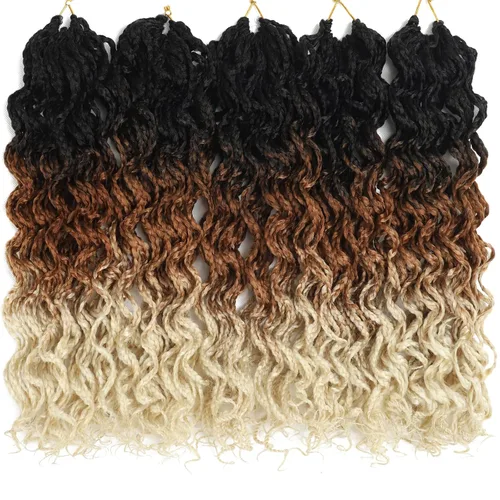 Vista 7 de Trenzas de caja Goddess de 150 hebras, cabello rizado de 8 pulgadas, trenzas de ganchillo pretrenzadas, trenzas de ganchillo pretrenzadas, trenzas