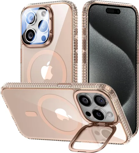 Vista 44 de VOFATA [Protección Completa Mejorada de la Cámara] para Funda iPhone Air con Cubierta de Cámara con Soporte [Compatible con MagSafe][Protección