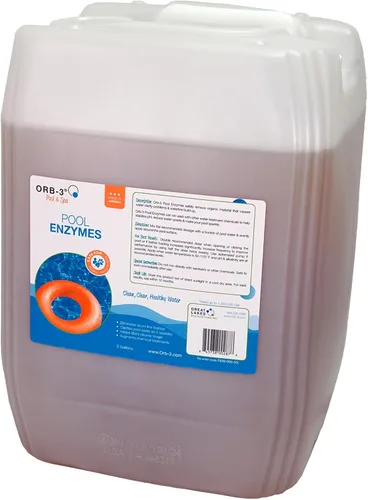 Vista 12 de Orb-3 F839-000-1G Jarra de enzimas para piscina, 1 galón