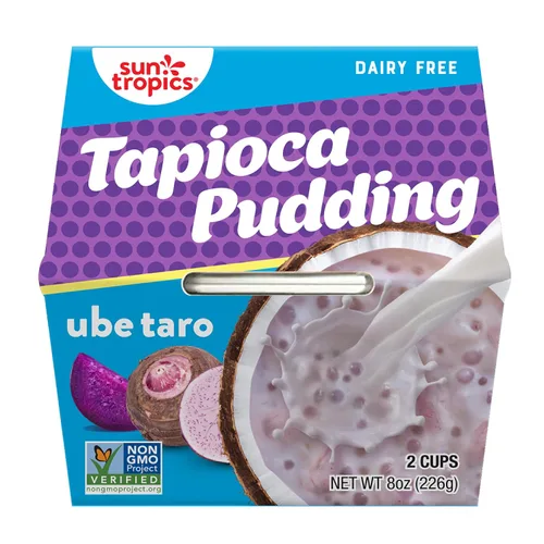 Vista 12 de Sun Tropics Pudín de Tapioca, Chocolate Pudines Veganos, Pudines Sin Lácteos Sin Gluten, Sin OGM Copitas de Pudín Listas para Comer 4.0oz
