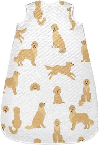Vista 2 de vvfelixl Saco de dormir para bebé, diseño de dinosaurios, divertido y brillante, para bebés de 0 a 6 meses