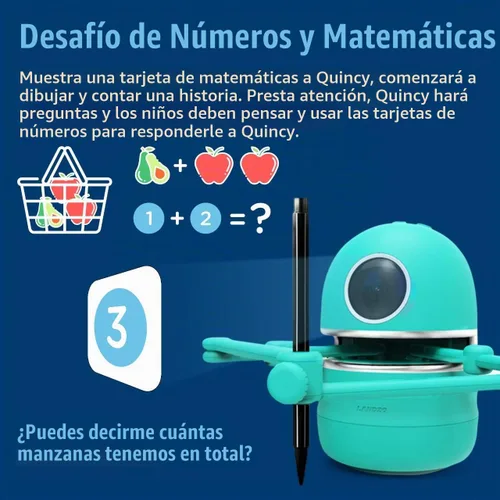 Vista 2 de Angie Fun Robot de dibujo educativo