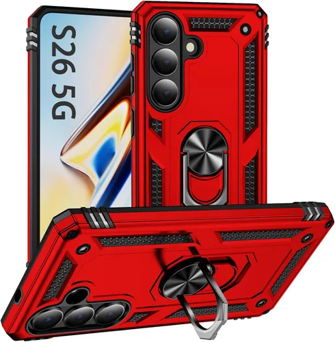 Vista 21 de Korecase - Carcasa para Samsung Galaxy S10E con soporte de anillo, color Negro