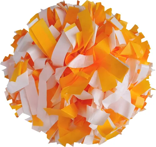 Vista 8 de Danzcue Paquete de 2 pompones de plástico de 6 pulgadas con mango de bastón
