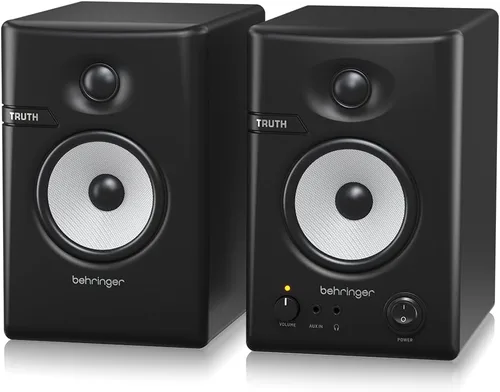 Vista 3 de Behringer Monitores de estudio TRUTH 3.5 BT Audiophile de 3.5" con conectividad Bluetooth y tecnología avanzada de guía de ondas.