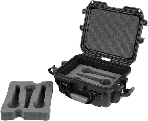 Vista 5 de Gator Titan Series - Funda de micrófono moldeada por inyección a prueba de agua para hasta 6 micrófonos con cable (GM-06-MIC-WP)