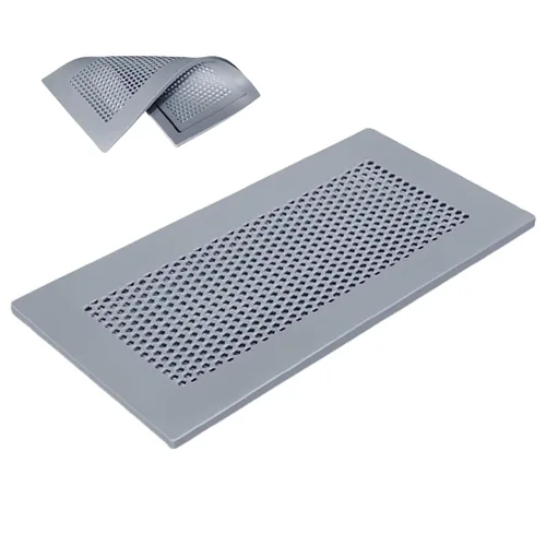 Vista 3 de 1 funda de ventilación a prueba de bebés, cubierta de ventilación de silicona suave para el hogar, pared, techo, suelo, rejilla de ventilación de 4