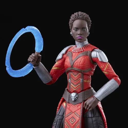 Vista 2 de Marvel Legends Series Black Panther Legacy Collection Marvel's Nakia - Figura de acción de 6 pulgadas, juguete coleccionable, 2 accesorios Marvel