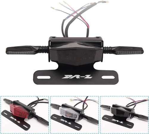 Vista 9 de Portamatrículas Eliminador de Guardabarros Trasero Organizador de Cola con Luces LED de Freno y Señales de Giro para Suzuki DRZ400S DRZ400SM DRZ400E