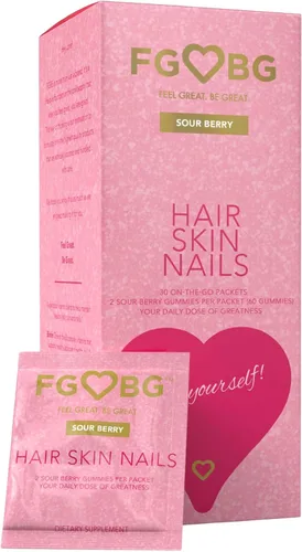 Vista 7 de Gomitas para el cabello, la piel y las uñas Fórmula vegana Suministro de 1 mes - 60 unidades (fresa)