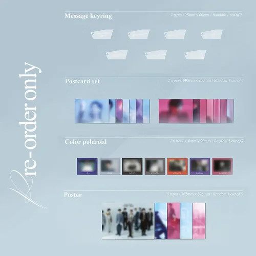 Vista 6 de GOT7 - [Breath of Love: Last Piece] (YUGYEOM Ver.) Photobook + CD-R + Photocard + Mini póster plegable + película de momento + llavero + postal +