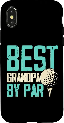 Vista 4 de iPhone 14 Best Grandpa By Par Fathers Day Funny Golfing Golfer Grandpa Case