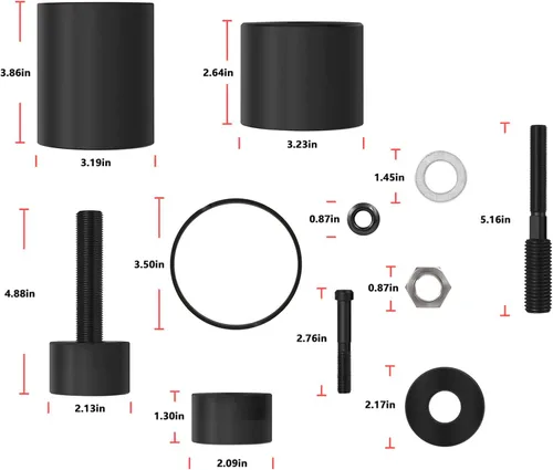Vista 5 de Kit instalador de engranajes de cigüeñal y sello de aceite delantero para reemplazar JDG954B, apto para motores John Deere 1039, 4045, 6059 y 6068