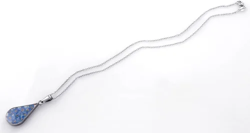 Vista 3 de Tienda Collection Sterling SilverGold Over Sterling Silver Pressed Flower Pendant Necklace