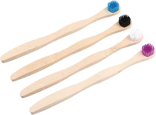 Vista 3 de EXCEART Limpiador de lengua para adultos, paquete de 4 unidades, raspador ergonómico de lengua, herramienta de higiene bucal, reduce el mal aliento