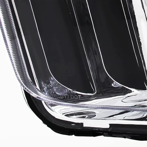 Vista 6 de Spec-D Tuning Faros delanteros cromados compatibles con Ford Mustang 2005-2009, conjunto de par izquierdo + derecho